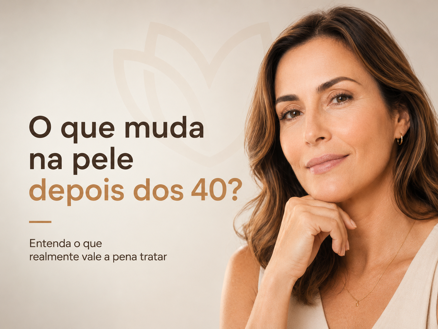 O que muda na pele depois dos 40?